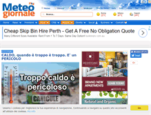 Tablet Screenshot of meteogiornale.it