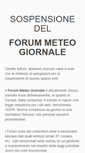 Mobile Screenshot of forum.meteogiornale.it